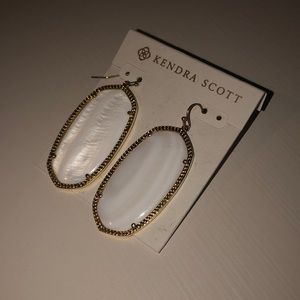 Kendra Scott White Earrings